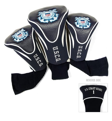 US Coast Guard 3 Pack Contour Headcovers