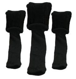 Form Fit Set of 3 Golf Headcover - Black