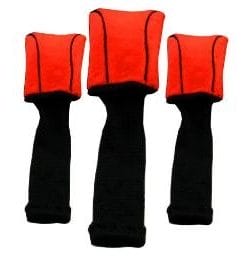 Form Fit Set of 3 Golf Headcover - Red