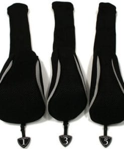 Neo-Fit Set of 3 Headcovers - Black/Lt.Gray
