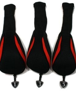 Neo-Fit Set of 3 Headcovers - Black/Red