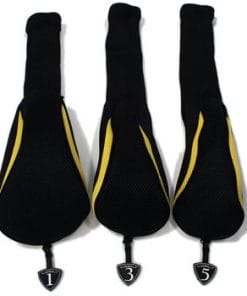 Neo-Fit Set of 3 Headcovers - Black/Yellow