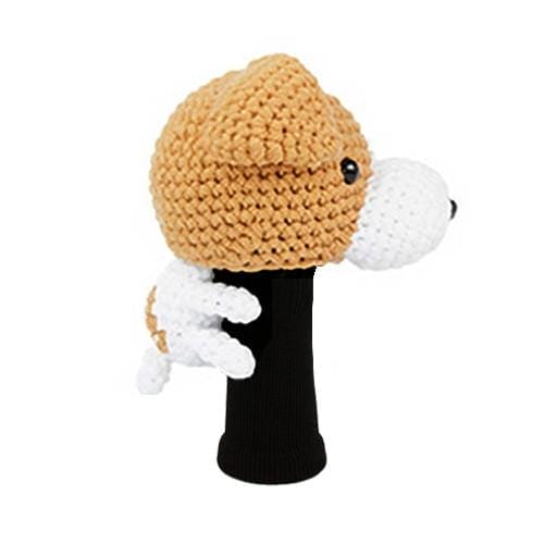 Jack Russell Terrier L.Brown Driver Golf Headcover - Image 2