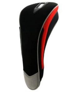 easy loader black red driver golf headcover