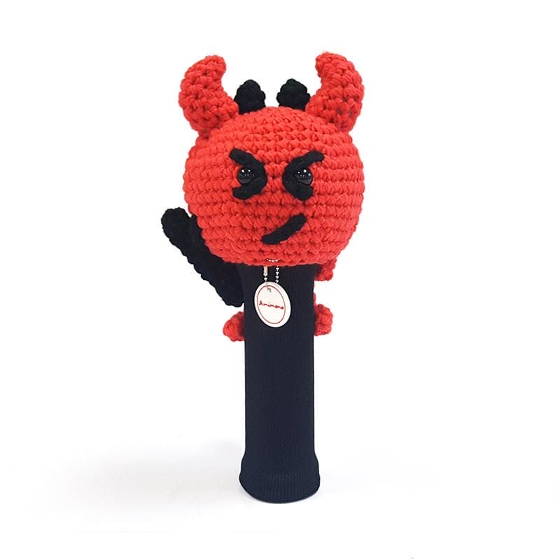 amimono devil red driver golf headcover