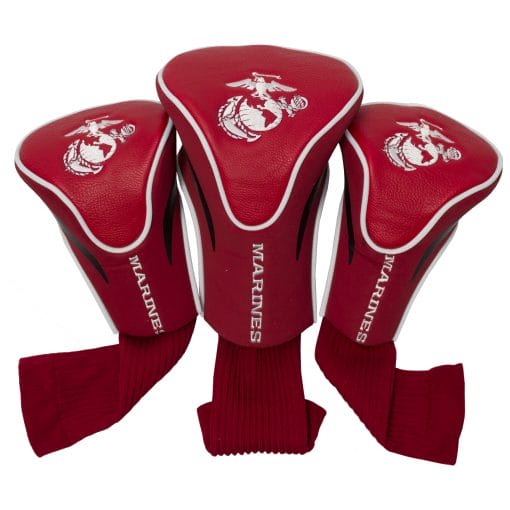 US Marines 3 Pack Contour Golf Headcovers set of 3