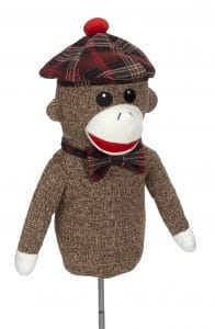 Sock Monkey Driver Golf Headcover