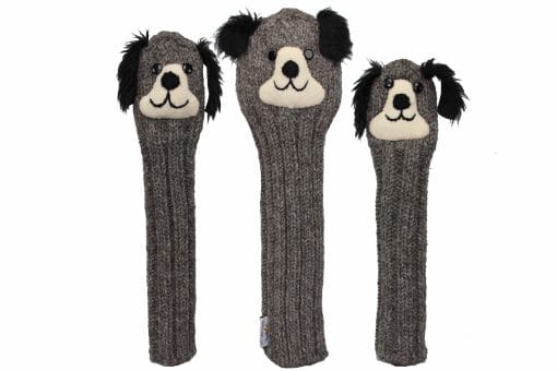 Animal Knit Golf Headcover Dog-Set