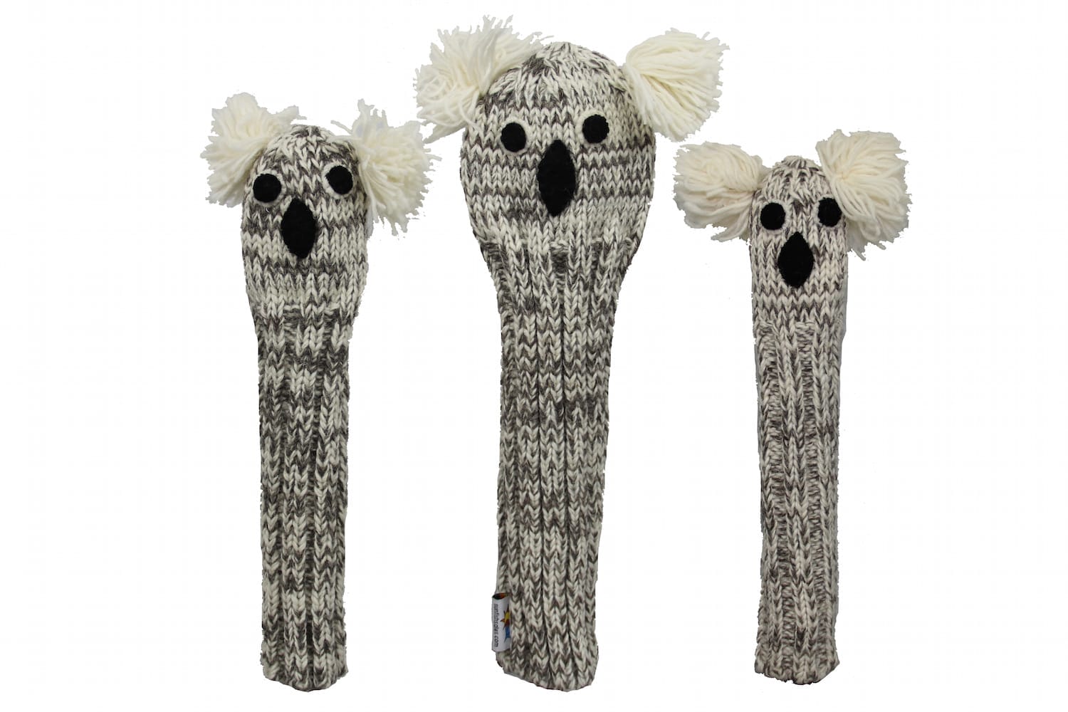 Animal Knit Golf Headcover Koala-set