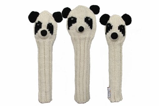 Animal Knit Golf Headcover Panda-set