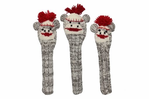 Sock Monkey Animal Knit Golf Headcover