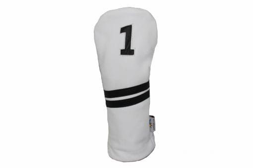Sunfish White and Black Driver Golf Headcover
