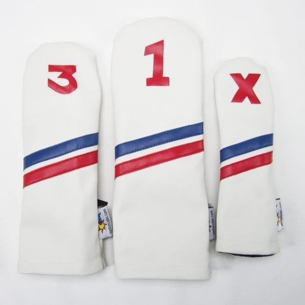 DL White-with-Blue-and-Red set