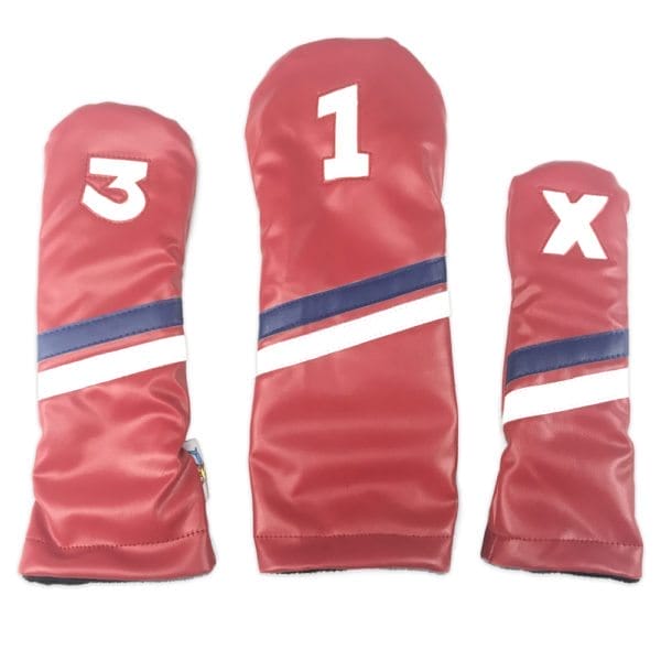 sunfish red blue white duraleather set