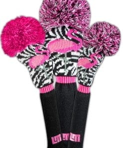 Loudmouth Savage Flamingos Golf Headcover Set