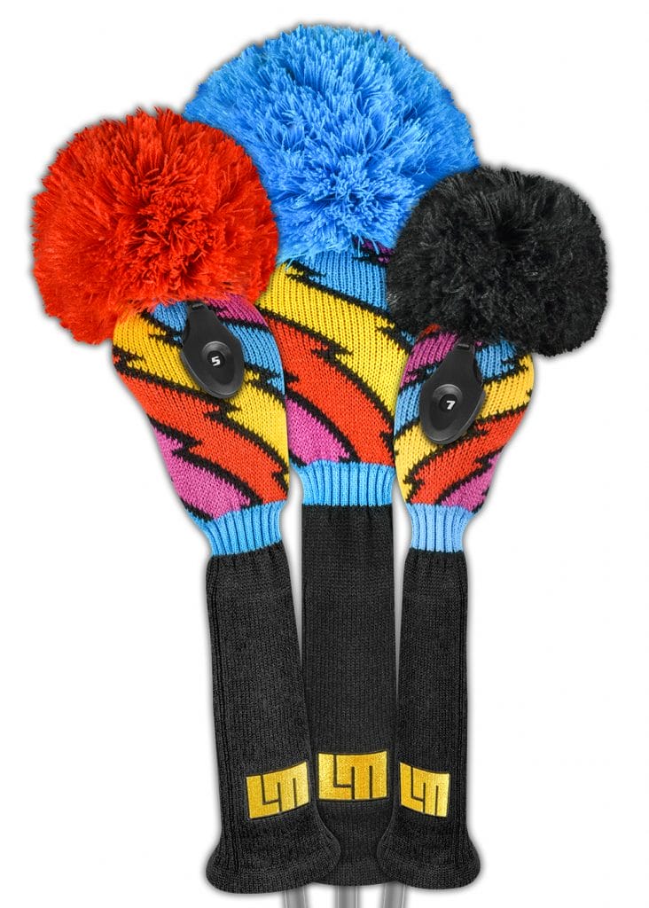 loudmouth captain thunderbolt golf headcover set