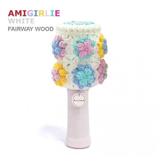 amigirlie white fariway golf headcover