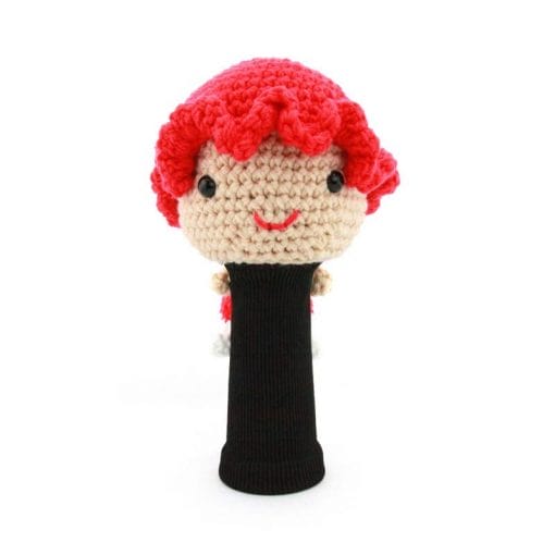 amimono girl red driver golf headcover