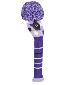Small Multi Dot Purple Hybrid Golf Headcover