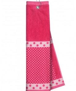 Pink Towel with Ribbon