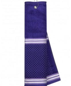 Purple Towel with Ribbon