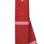 Red Towel with Ribbon
