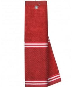 Red Towel with Ribbon