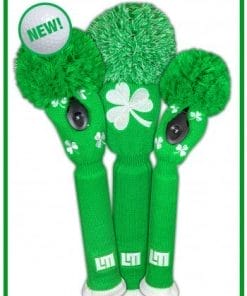 just4golf loudmouth shamrocks golf headcover set
