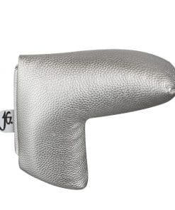 just4golf metallic silver blade putter headcover