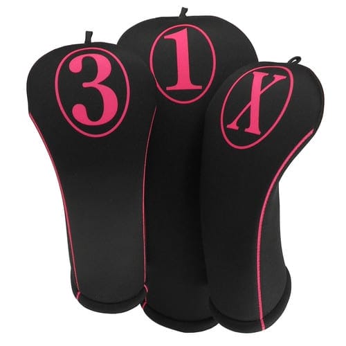 Simple Hot Pink Golf Headcovers – HeadcoversOnline.com