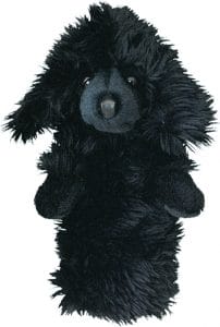 Black Poodle Golf Headcover