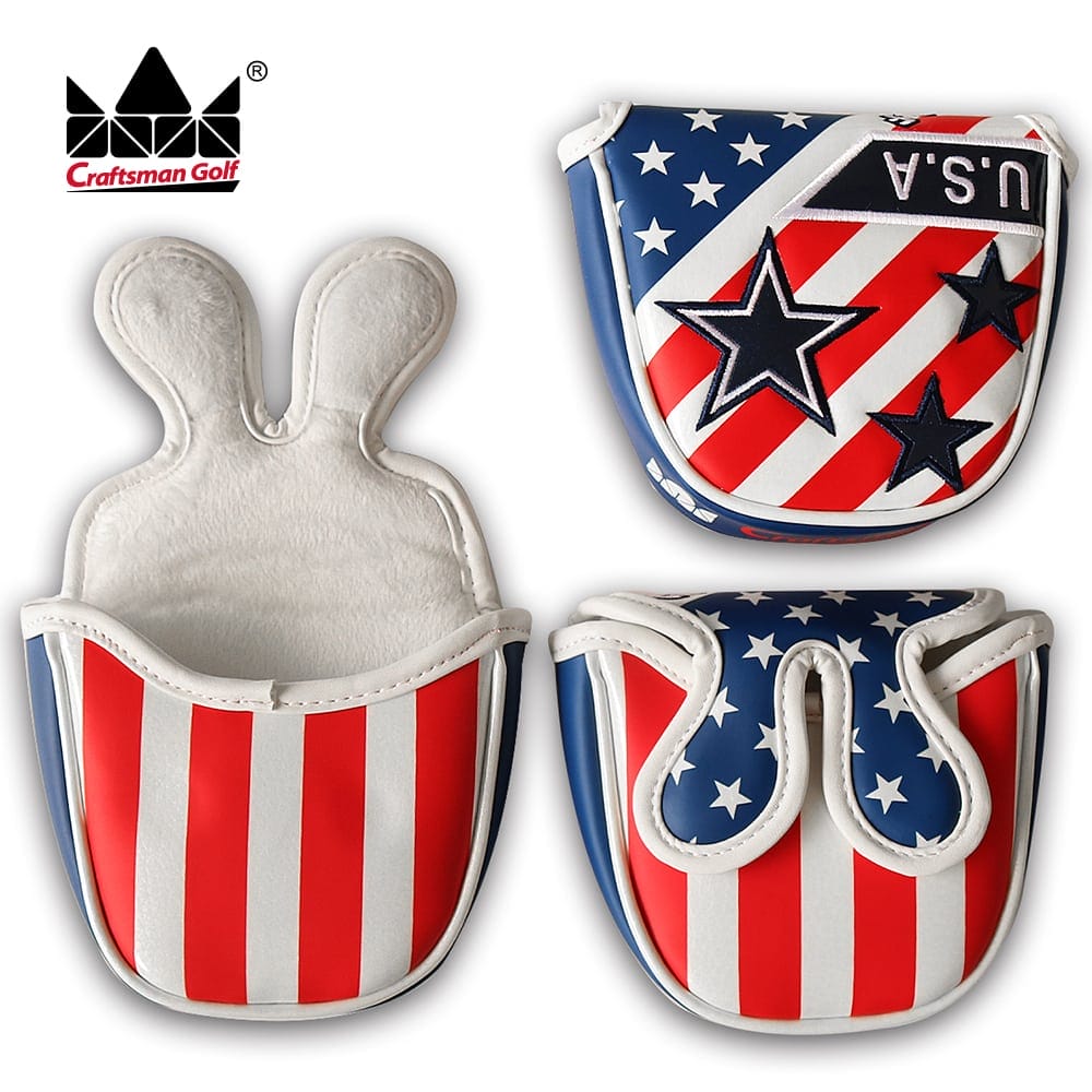 USA Flag Mallet Putter Cover