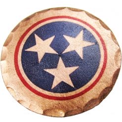 Tennessee Tri-Star State Flag Ball Marker