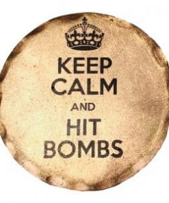 Keep Calm and Hit Bombs Ball Marker