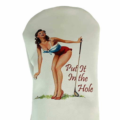 Put It In The Hole Golf Driver Headcover