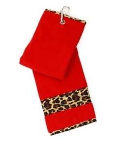 Leopard Golf Towel