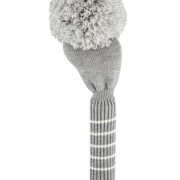 Gray Solid Driver Golf Headcover