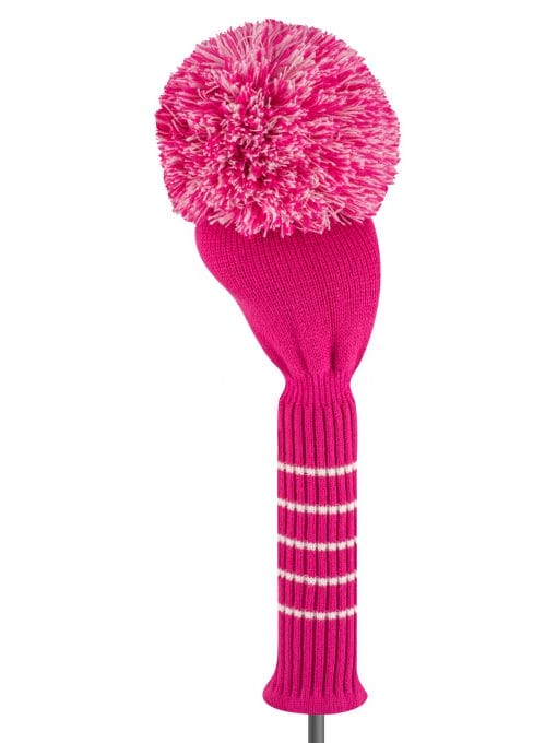 pink solid driver golf headcover