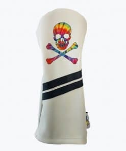 Tye Dyed Skull Golf Headcover
