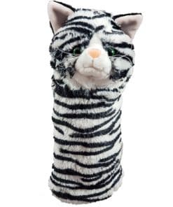 Black and White Cat Hybrid Golf Headcover