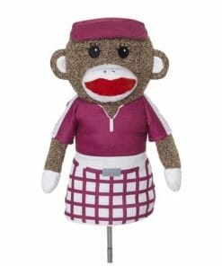 Girl Sock Monkey Golf Headcover