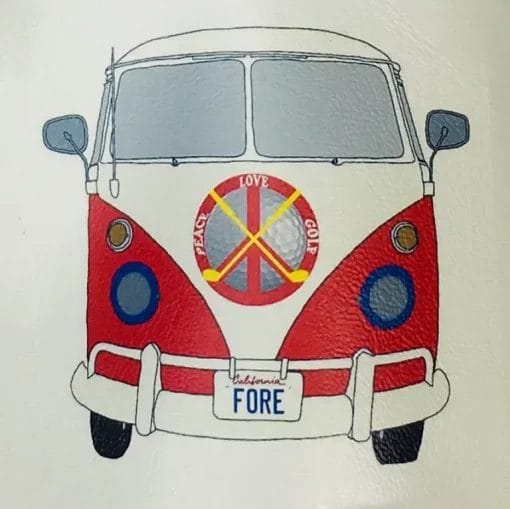 Peace Love Golf Bus Golf Headcover