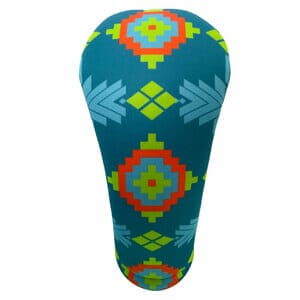 Blue Geometric Native American Golf Club Head Covers