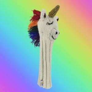 Unicorn Knit Golf Headcovers