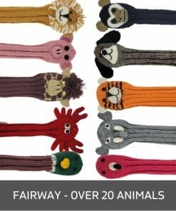 Animal Knit Golf Headcovers