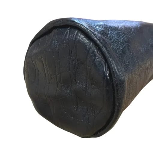 Black Croc Leather Barrel Golf Headcovers