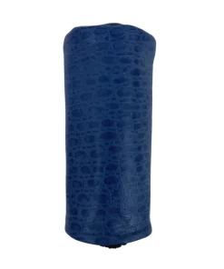 Blue Croc Leather Barrel Golf Headcover