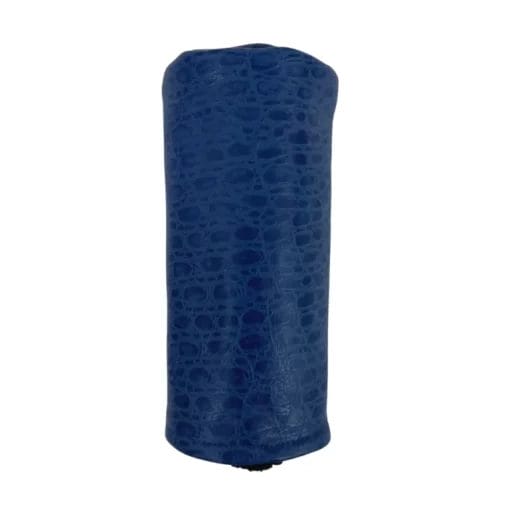 Blue Croc Leather Barrel Golf Headcover