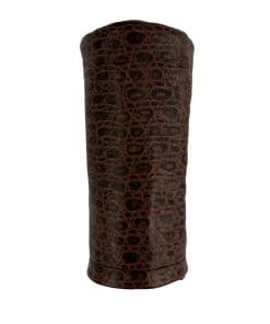 Brown Croc Leather Barrel Golf Headcovers