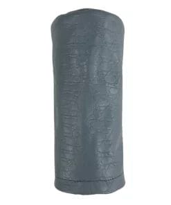 Gray Croc Leather Barrel Golf Headcovers